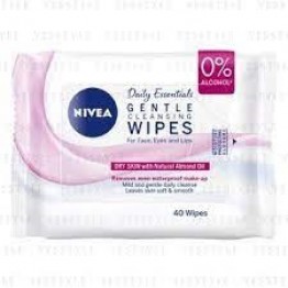 Nivea Daily Essentials Gentle Facial Cleaning Wipes 40's